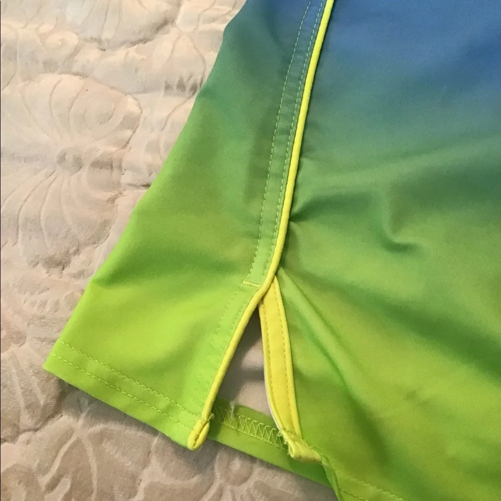 Us Apparel ocean stretch 32 board shorts blue green bright nice on board…